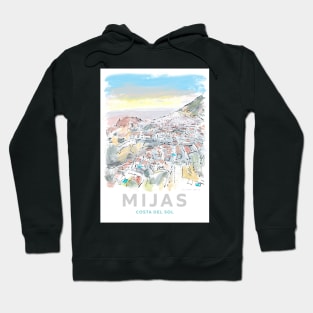 Mijas Pueblo Costa Del Sol Art Hoodie